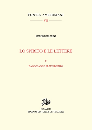 Lo spirito e le lettere. II. (PDF)