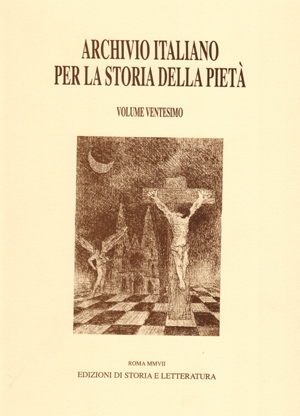 Archivio italiano per la storia della pietà, xx (PDF)