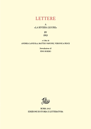 Lettere a «La Riviera Ligure». IV (PDF)