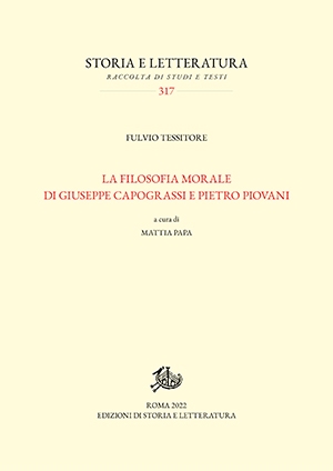 La filosofia morale di Giuseppe Capograssi e Pietro Piovani (PDF)