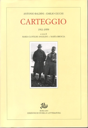 Carteggio 1911-1959