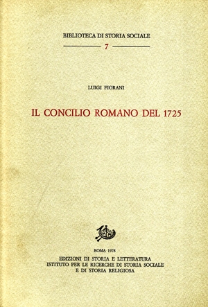 Il Concilio Romano del 1725