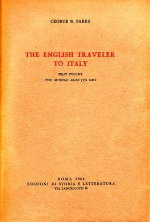 The English Traveler to Italy