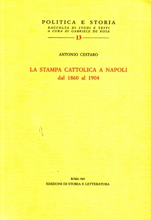 La stampa cattolica a Napoli dal 1860 al 1904