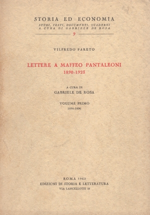 Lettere a Maffeo Pantaleoni 1890-1923
