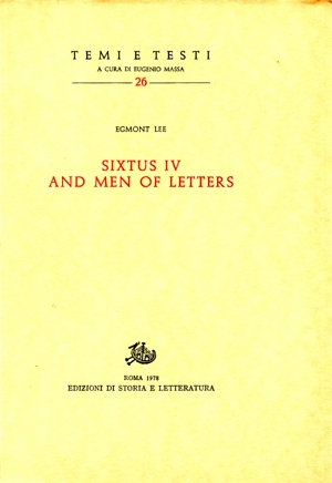 Sixtus IV and Men of Letters