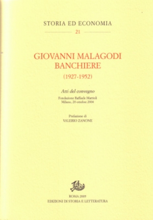 Giovanni Malagodi banchiere (1927-1952)