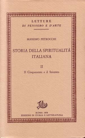 Storia della spiritualità italiana II