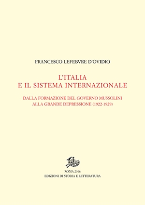 L’Italia e il sistema internazionale