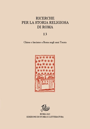 Ricerche per la storia religiosa di Roma, 13 (PDF)