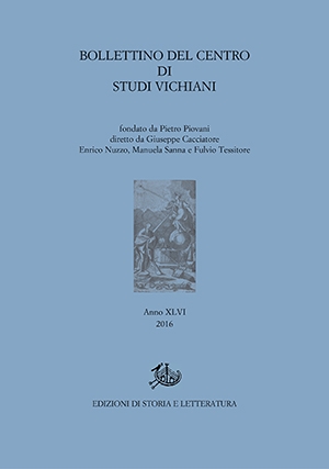 Bollettino del Centro di Studi Vichiani 46 (PDF)