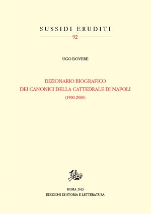Dizionario biografico dei canonici della cattedrale di Napoli (1900-2000) (PDF)