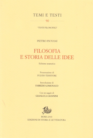 Filosofia e storia delle idee (PDF)