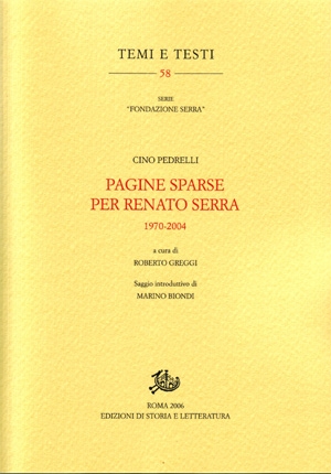 Pagine sparse per Renato Serra (PDF)