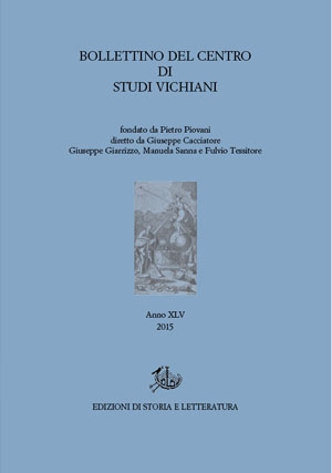 Bollettino del Centro di Studi Vichiani 45 (PDF)