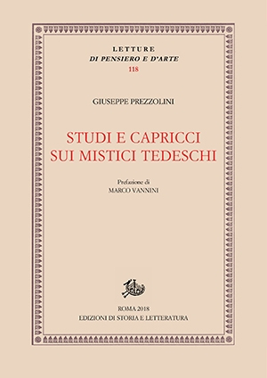 Studi e capricci sui mistici tedeschi