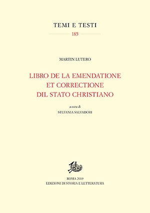 Libro de la emendatione et correctione dil stato christiano