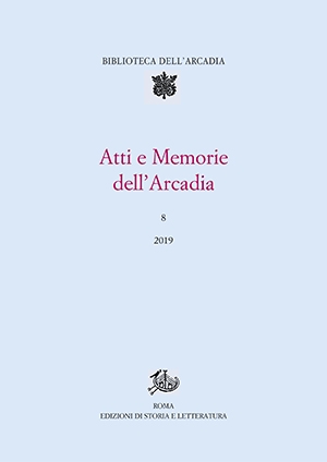 Atti e Memorie dell'Arcadia, 8 (2019)