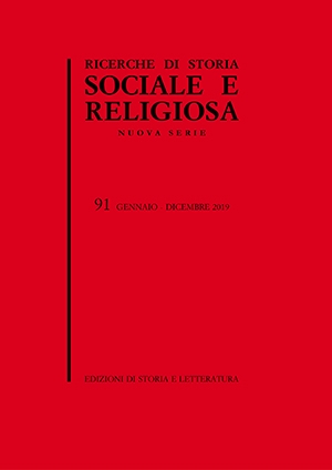 Ricerche di Storia Sociale e Religiosa, 91 (PDF) Ricerche di Storia Sociale e Religiosa, 91 (PDF)