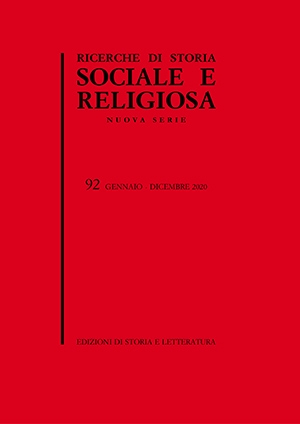 Ricerche di storia sociale e religiosa, 92