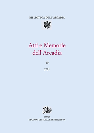 Atti e memorie dell'Arcadia, 10 (2021)