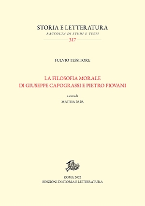 La filosofia morale di Giuseppe Capograssi e Pietro Piovani