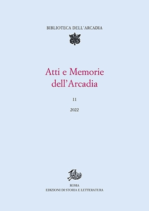 Atti e memorie dell'Arcadia, 11 (2022) (PDF)