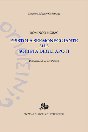 Epistola sermoneggiante alla Società degli Apoti