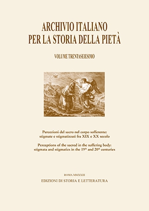 Archivio italiano per la storia della pietà XXXVI