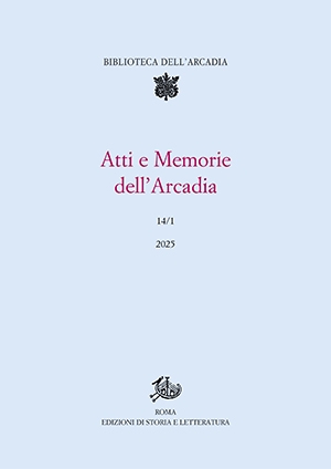 Atti e memorie dell'Arcadia, 14 (2025), 1
