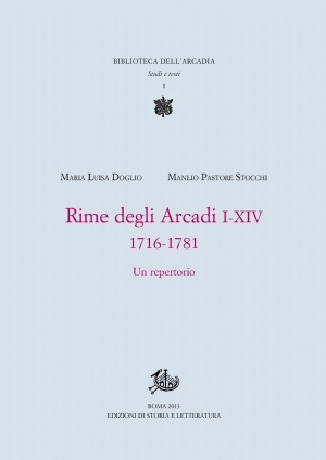 Rime degli Arcadi I-XIV. 1716-1781 (PDF) Rime degli Arcadi I-XIV. 1716-1781 (PDF)