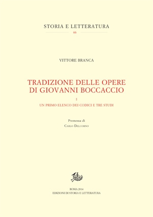 Tradizione delle opere di Giovanni Boccaccio. I