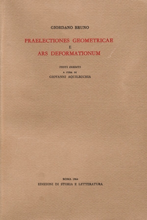 «Praelectiones geometricae» e «Ars deformationum»