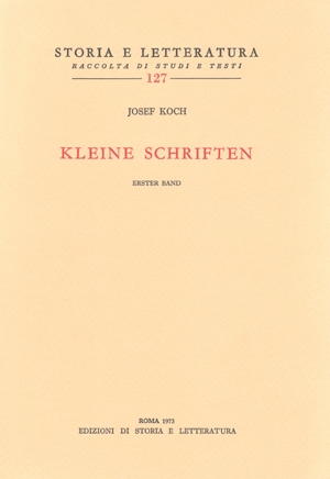 Kleine Schriften