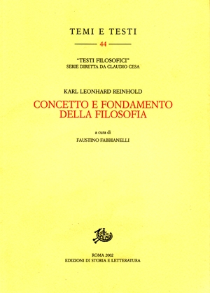 Concetto e fondamento della filosofia