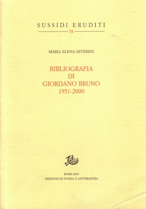 Bibliografia di Giordano Bruno 1951-2000