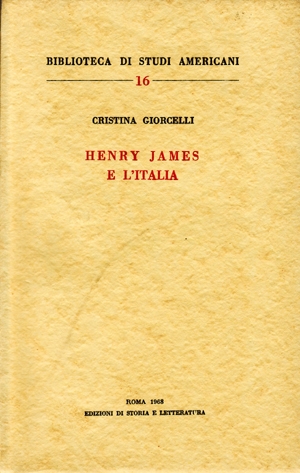 Henry James e l’Italia