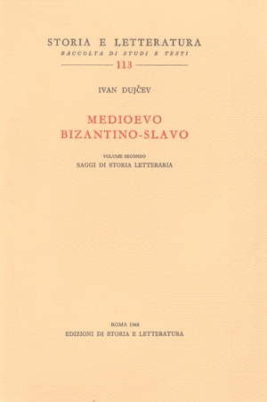 Medioevo bizantino-slavo. II