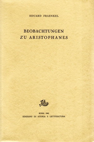 Beobachtungen zu Aristophanes