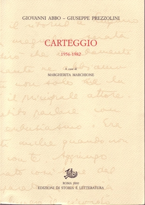 Carteggio 1956-1982