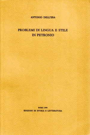 Problemi di lingua e stile in Petronio