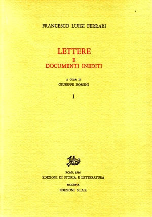 Lettere e documenti inediti