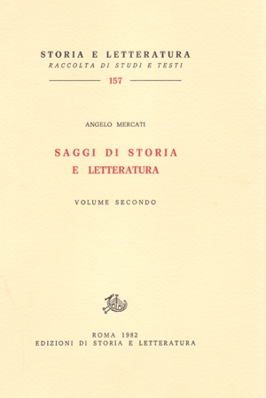 Saggi di storia e letteratura. II