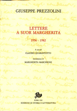 Lettere a suor Margherita