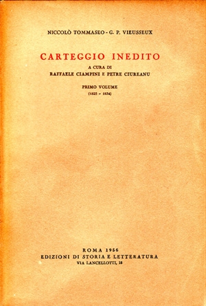 Carteggio inedito