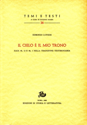 «Il cielo è il mio trono»