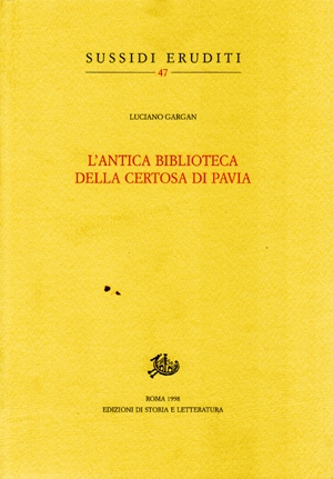 L&#039;antica biblioteca della Certosa di Pavia