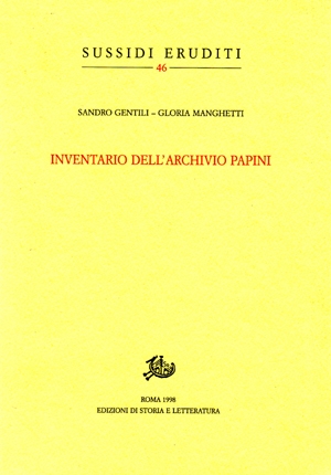 Inventario dell’Archivio Papini