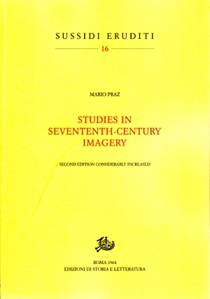 Studies in Seventeenth-Century Imagery Vol. I