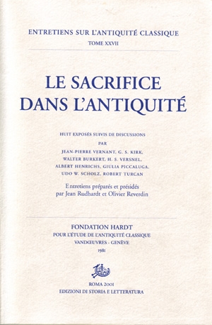 Le sacrifice dans l’antiquité